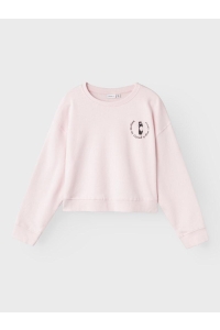 NAME IT KIDS NKFLALULLE LS SHORT BOXY SWEAT UNB : festival bloom