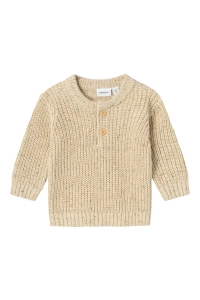 Name It NBMNESALLE LS KNIT summer sand
