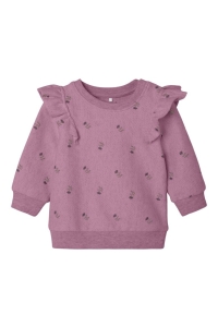 Name It NBFONULLA LS O NECK mauve orchid