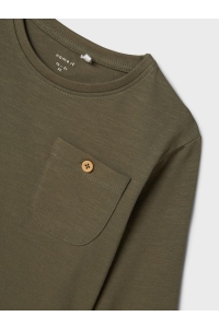 NAME IT MINI NMMNELKA NREG LS TOP tea leaf