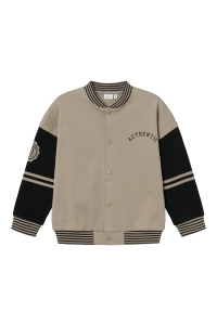 NAME IT KIDS NKMNASSEN LS RLX SWEAT CARD BRU weathered teak/black