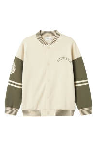 NAME IT KIDS NKMNASSEN LS RLX SWEAT CARD BRU summer sand/tea leaf