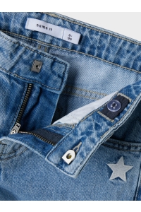 NAME IT KIDS NKFROSE STRAIGHT EMB JEANS 3285-BE light blue denim/stars