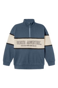 NAME IT KIDS NKMOBORDE LS RLX SWEAT BRU bering sea