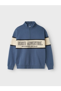 NAME IT KIDS NKMOBORDE LS RLX SWEAT BRU bering sea
