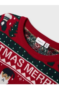 NAME IT KIDS NKNRASTOKKE LS KNIT jester red