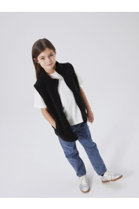 NAME IT KIDS NKNLOFEN NREG TEDDY WAISTCOAT black