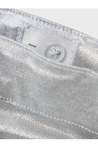 NAME IT KIDS NKFROSE STRAIGHT TWILL PANT 1631-WY: silver/foil