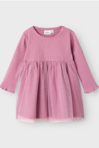 Name It NBFROYANNA LS DRESS mauve orchid
