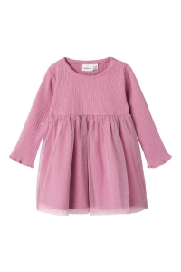 Name It NBFROYANNA LS DRESS mauve orchid