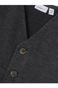 Name It NBMROXO WAISTCOAT dark grey melange/nmmrobino