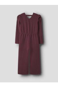 NAME IT KIDS NKFROKA LS JUMPSUIT burgundy