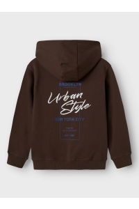 NAME IT KIDS NKMREMMOS LS NREG SWEAT WH BRU bracken