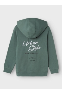 NAME IT KIDS NKMREMMOS LS NREG SWEAT WH BRU dark forest