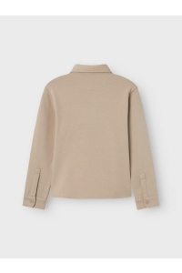 NAME IT KIDS NKMRYMMO LS NREG OVERSHIRT weathered teak