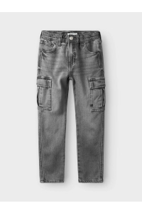 NAME IT KIDS NKMSILAS TAP CARGO JEANS 6650-AZ NO: medium grey denim
