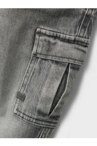 NAME IT KIDS NKMSILAS TAP CARGO JEANS 6650-AZ NO: medium grey denim