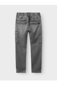NAME IT KIDS NKMSILAS TAP CARGO JEANS 6650-AZ NO: medium grey denim
