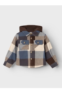 NAME IT MINI NMMOSOM OS SHIRT WH BOX bracken/checks