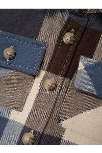 NAME IT MINI NMMOSOM OS SHIRT WH BOX bracken/checks