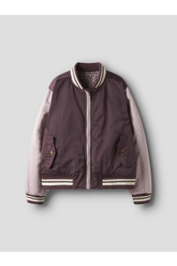 Name It NKFMARISKA BOMBER JACKET REV plum wine
