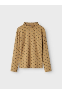 NAME IT KIDS NKFNIKANEL LS SLIM HIGH NECK TOP kelp