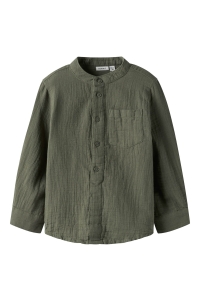 NAME IT MINI NMMJOHNNY LS SHIRT dusty olive