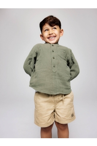 NAME IT MINI NMMJOHNNY LS SHIRT dusty olive