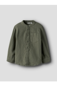 NAME IT MINI NMMJOHNNY LS SHIRT dusty olive