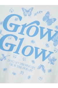 NAME IT KIDS NKFDANE SS NREG TOP BOX bright white/provence