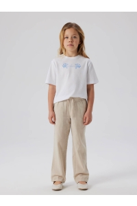 NAME IT KIDS NKFDANE SS NREG TOP BOX bright white/provence