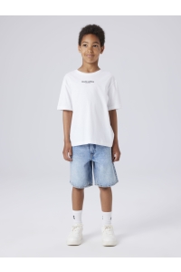 Name It NKMRYAN REG L DNM SHORTS 6750-DM NO: light blue bleached denim