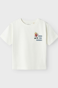 NAME IT MINI NMMDAVID NREG SS TOP BOX cloud dancer
