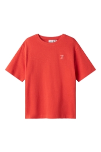 NAME IT KIDS NKMFAMT SS NREG HEAVY TOP paprika