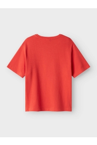 NAME IT KIDS NKMFAMT SS NREG HEAVY TOP paprika