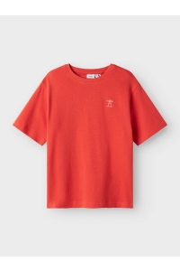 NAME IT KIDS NKMFAMT SS NREG HEAVY TOP paprika