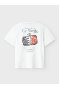 NAME IT KIDS NKMFOND SS NREG TOP BOX bright white