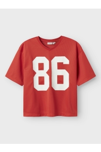 NAME IT KIDS NKMFERD SS RLX TOP paprika