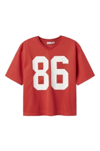 NAME IT KIDS NKMFERD SS RLX TOP paprika