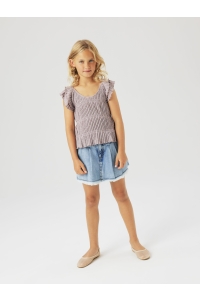 NAME IT KIDS NKFBELLA WIDE DNM SKORT 2630-BE J medium blue denim
