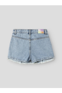 NAME IT KIDS NKFBELLA WIDE DNM SKORT 2630-BE J medium blue denim