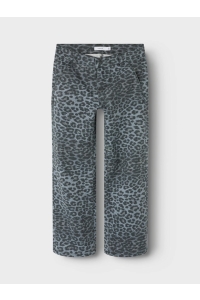 NAME IT KIDS NKFROSE WIDE TWI PANTS 4444-TD O night owl/grey leopard