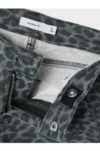 NAME IT KIDS NKFROSE WIDE TWI PANTS 4444-TD O night owl/grey leopard