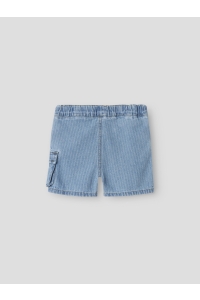 NAME IT MINI NMMRYAN JOG DNM L SHORTS 3950-KY H light blue denim/stripes