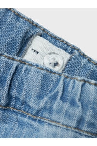 NAME IT MINI NMMRYAN JOG DNM L SHORTS 3950-KY H light blue denim/stripes