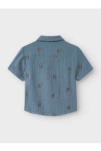 NAME IT MINI NMMJOSHUA NREG SS SHIRT blue mirage