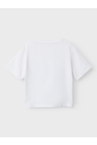 NAME IT MINI NMFNOLLA SS NREG TOP bright white