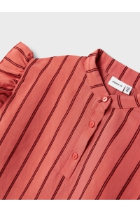 NAME IT KIDS NKFHEIK SL TOP spiced coral/madder brown