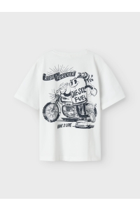 NAME IT KIDS NKMHABO SS NREG TOP bright white