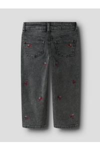 NAME IT MINI NMFBELLA MOM EMB JEANS 1224-FR NOOS medium grey denim/flower emb